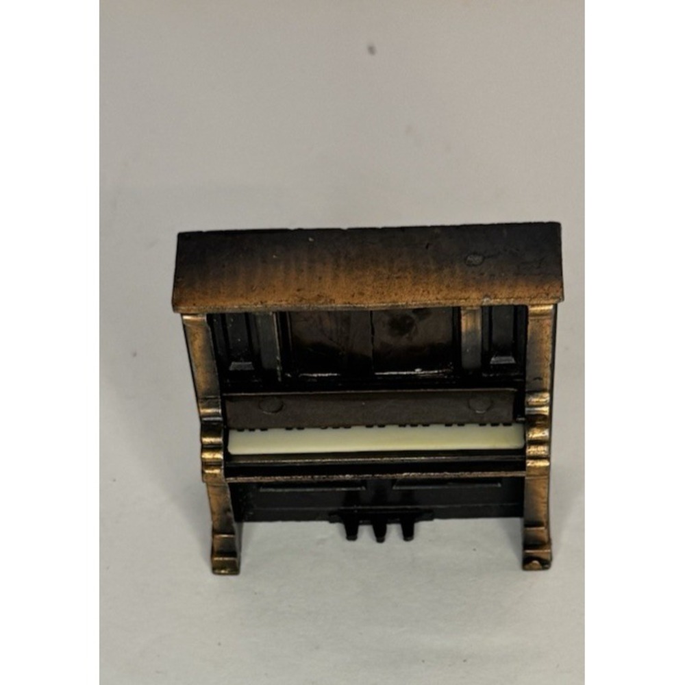 Vtg‎ 1976 Durham Inc Die Cast Metal Dollhouse Miniature Piano Collectible #35